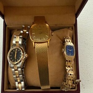 Gold and Silver assorted watches